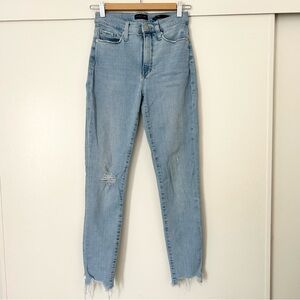 Banana Republic Distressed High-Rise Skinny Jeans